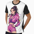 Sparkling Pop Idol: Pink Neon Star by Skully-Studio