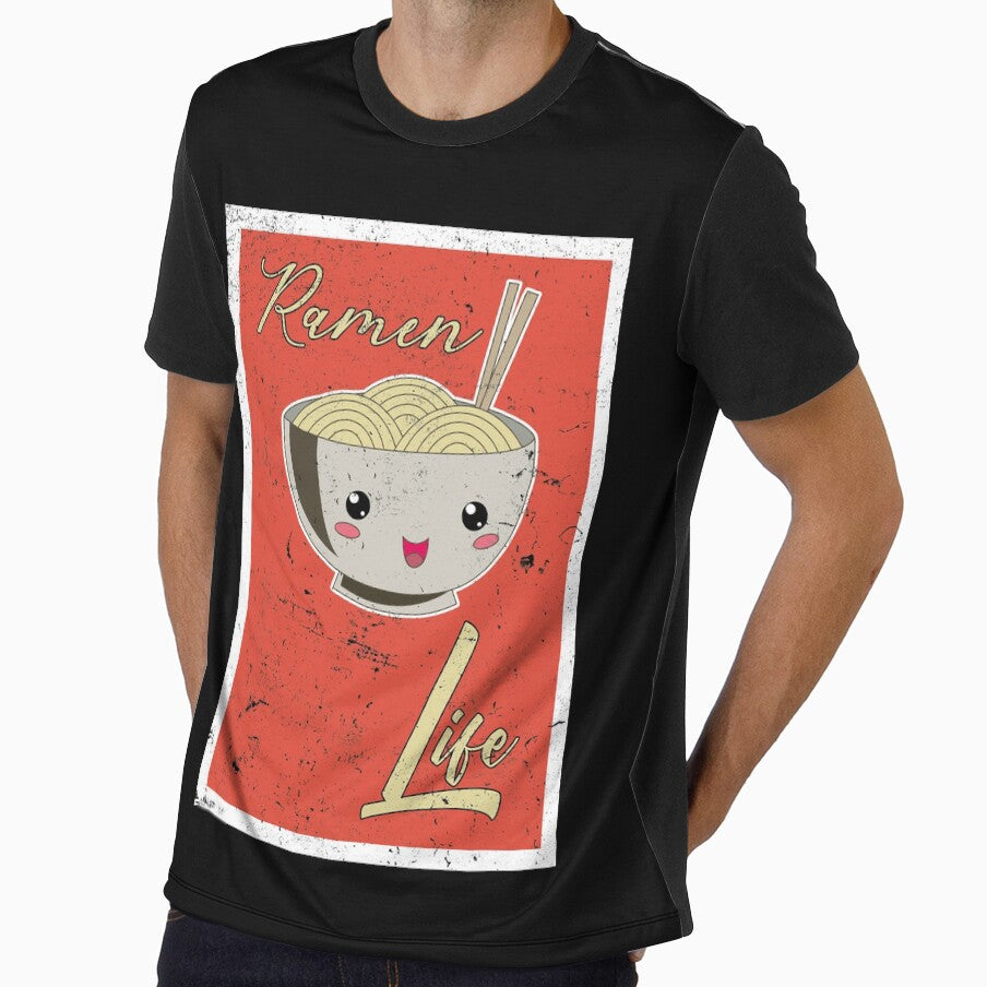 Ramen Life Japanese Noodles Lover Vintage Retro Style by Basti09