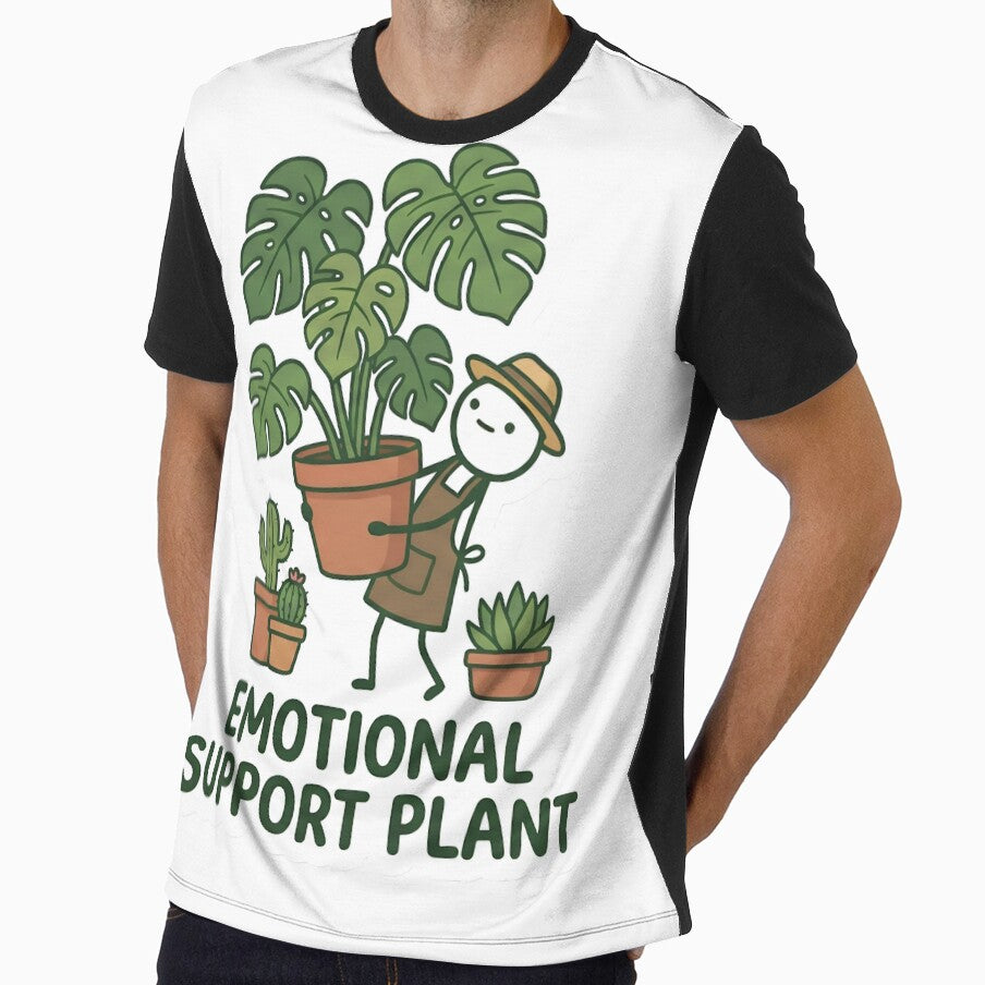 Emotional Support Plant Stickman Cute Gardener Aesthetic Houseplant Lover by StickyGuys