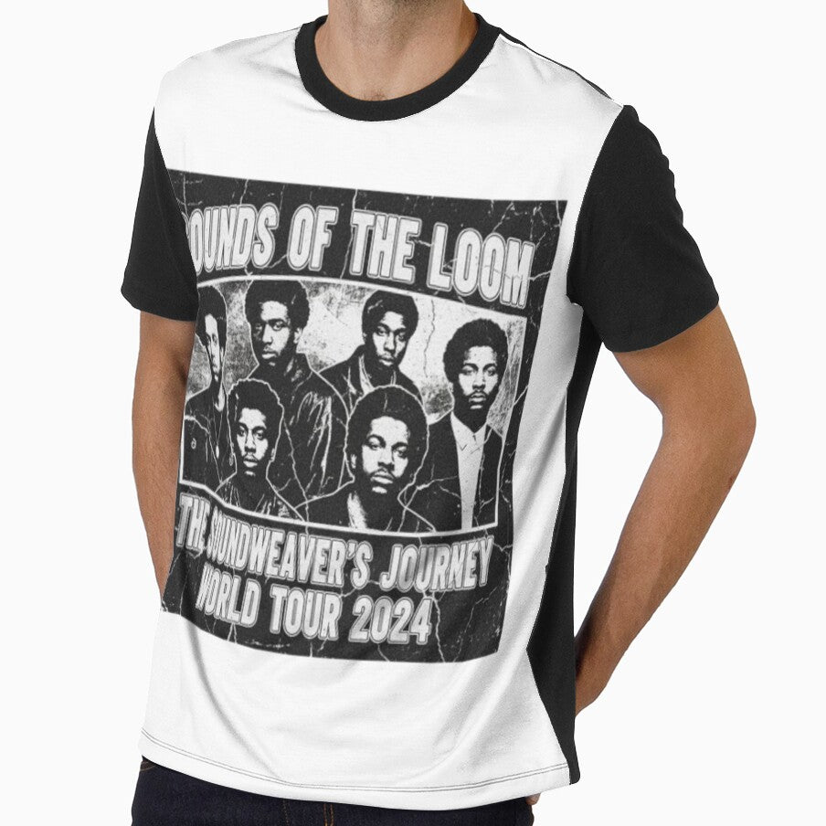Vintage Tour 90s Vibes | 'Sounds of the Loom' World Tour - Bootleg Style Concert Art by FutureService