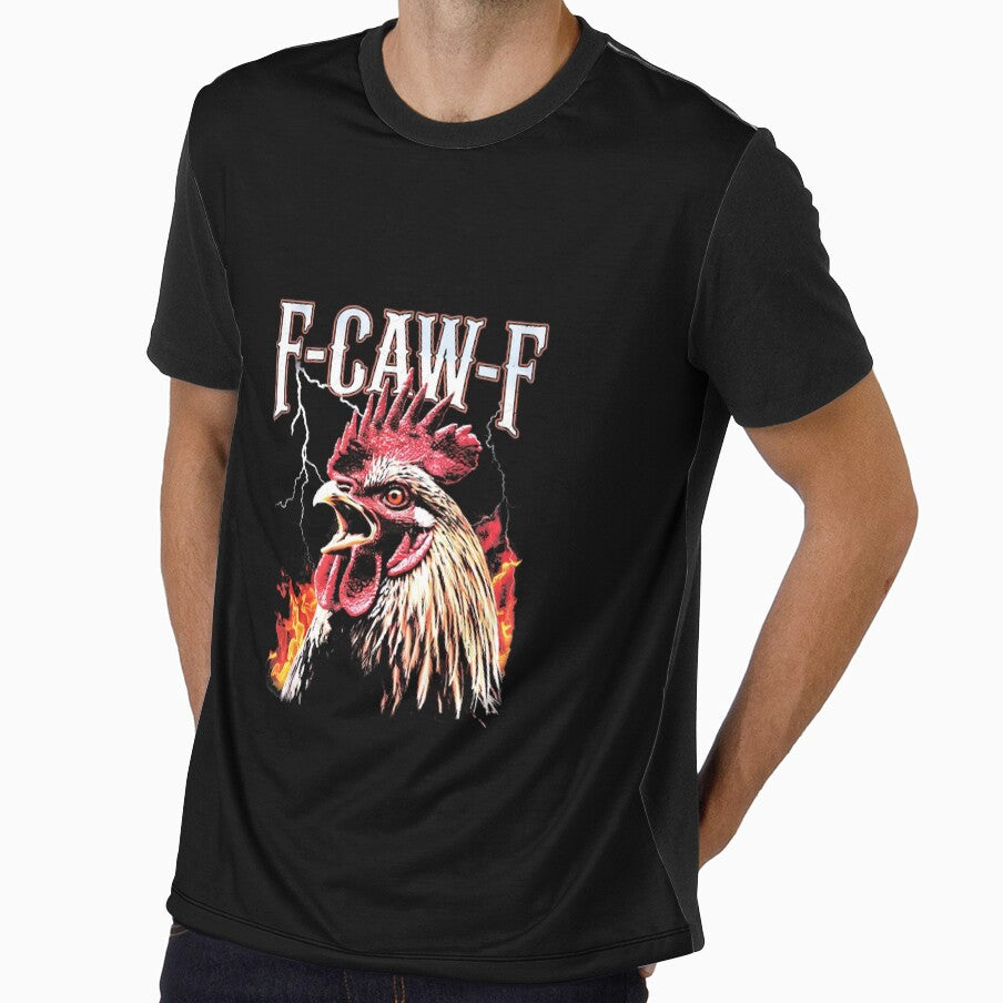 F-Caw-F Chicken Bootleg Fcawf Rooster Meme 90S by merlinnears