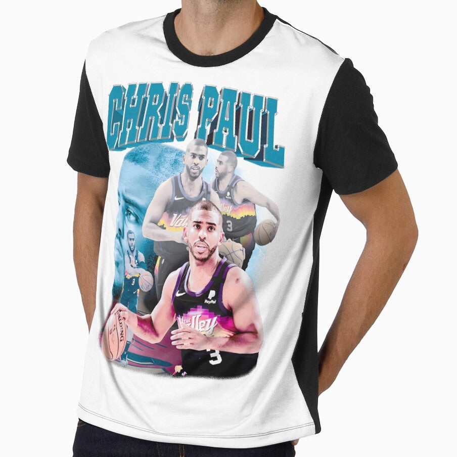 Chris Paul Bootleg Vintage Shirt, Cp3 Retro 90S Style Graphic Tee LIMITED EDITION by Barsandloops