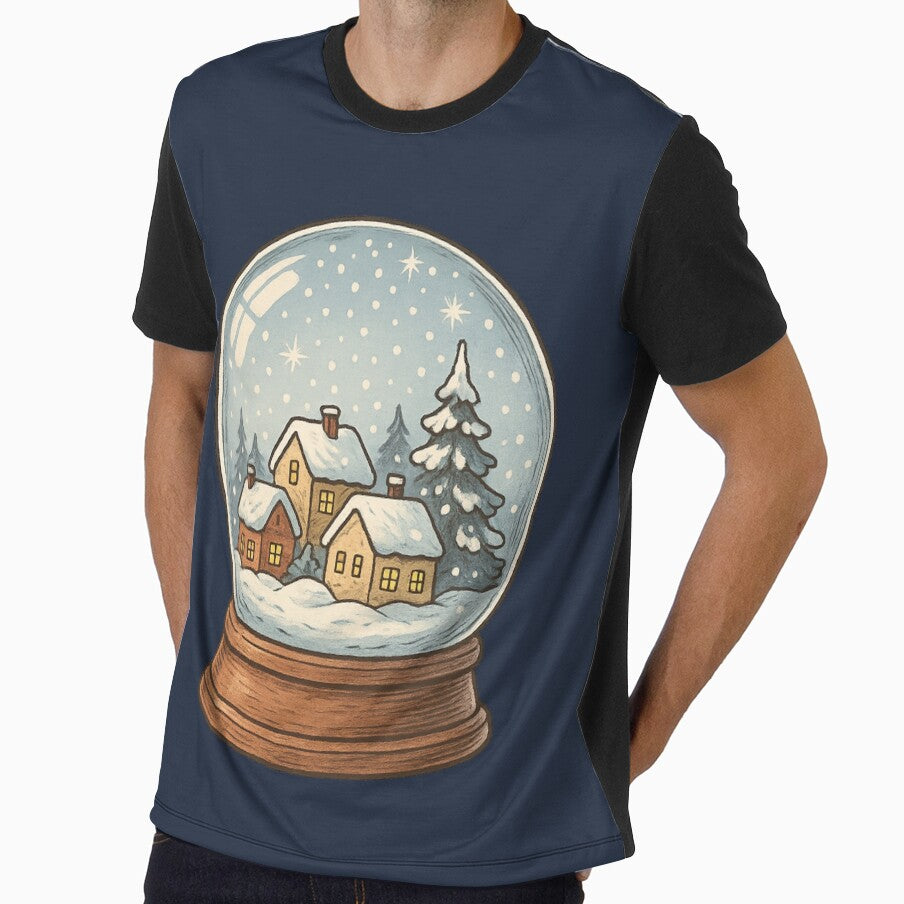 Snow Globe Winter Village - Christmas Gift by PunchDrop
