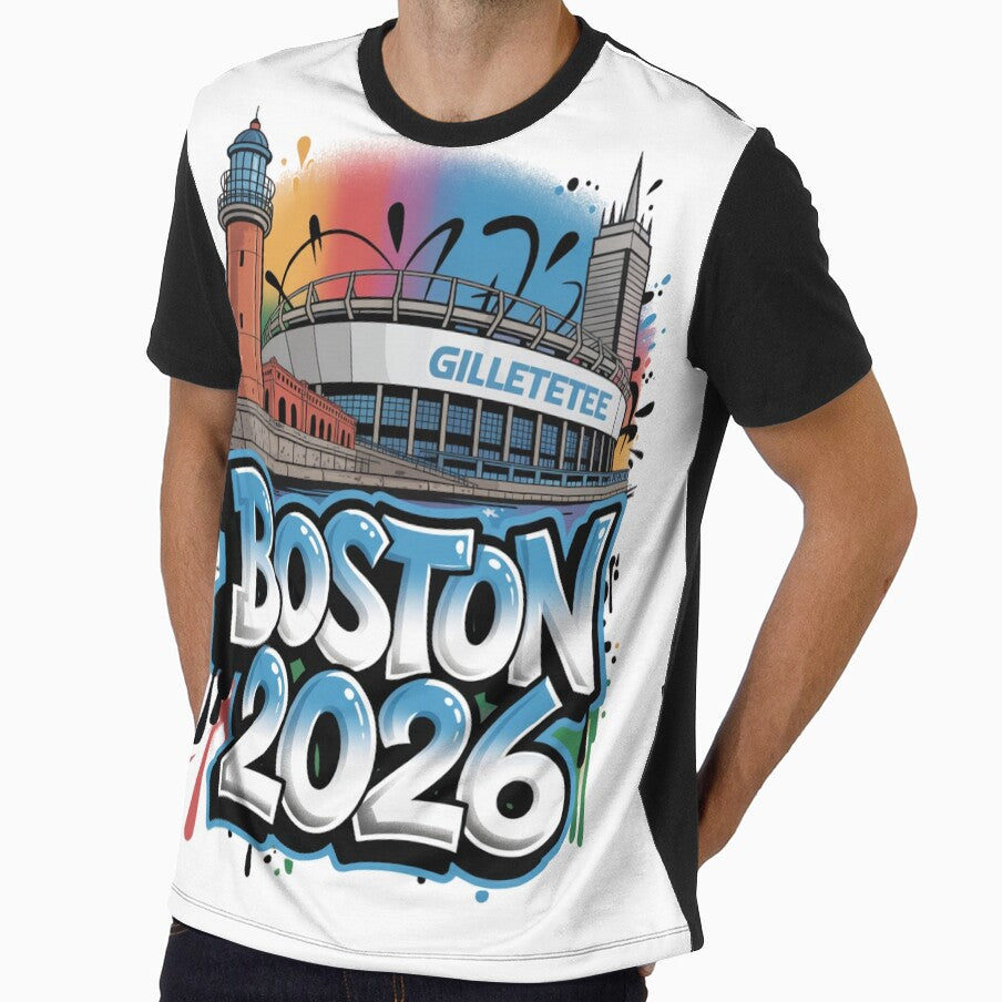 Boston 2026 New England Soccer Souvenir T-Shirt V3 by DarylWelsh2024