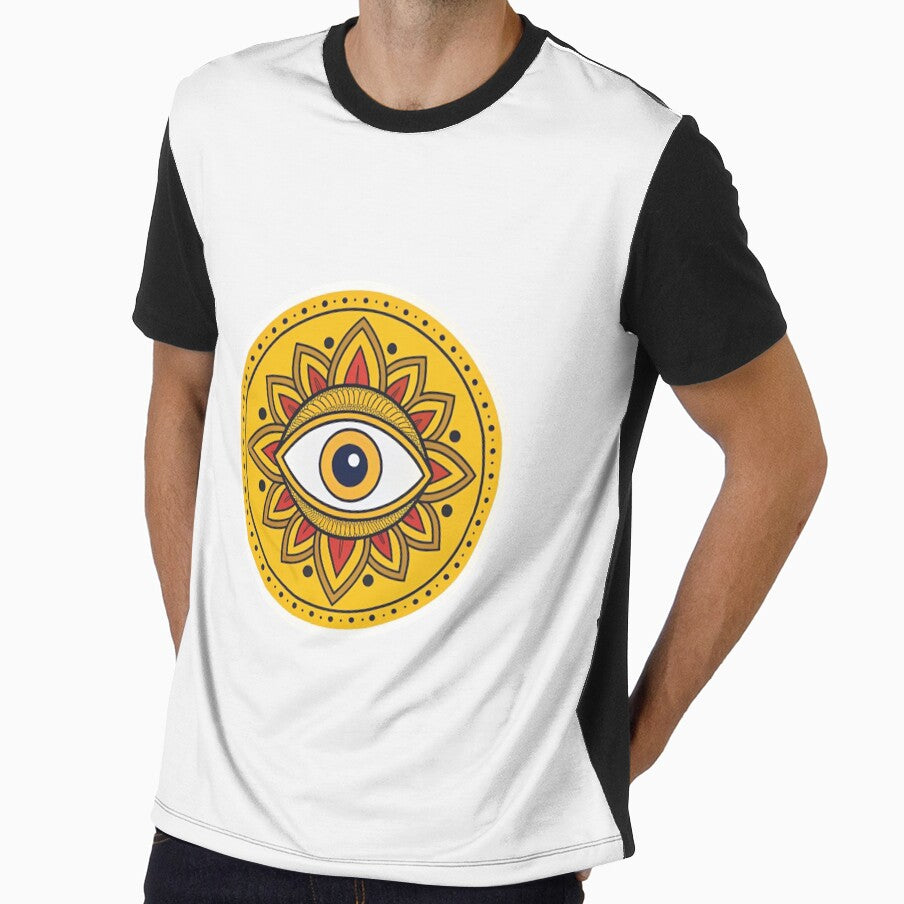 Yellow Evil eye by Lucky 777
