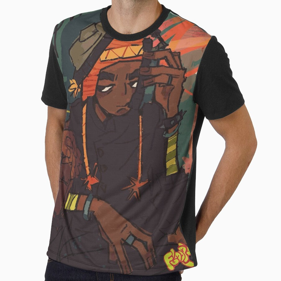 Urban Graffiti Character with Star Chains by MattenKranz