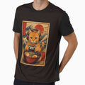 Gaming Cat Ramen Japanese Wave Retro Gamer Noodle Bowl Vintage Design by mari-kayden
