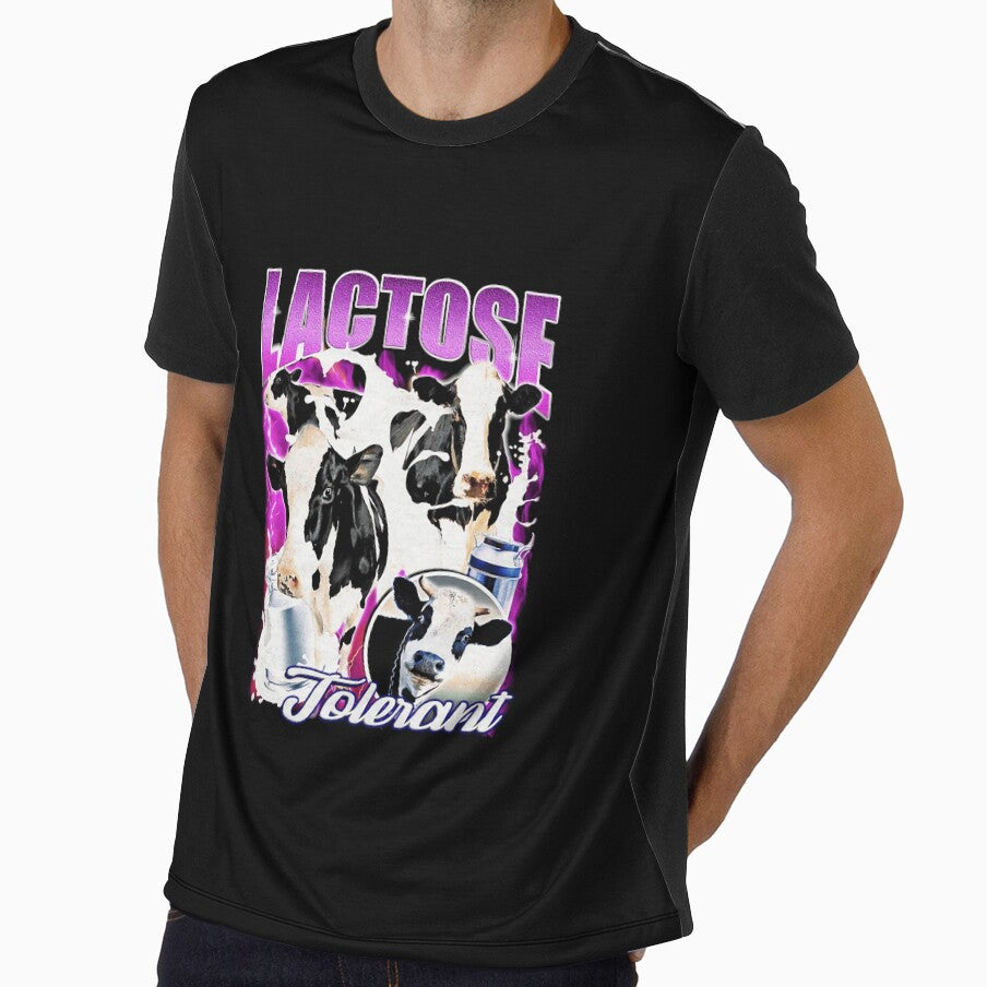 Lactose Tolerant Vintage Retro Bootleg 90s Style by Levihumil