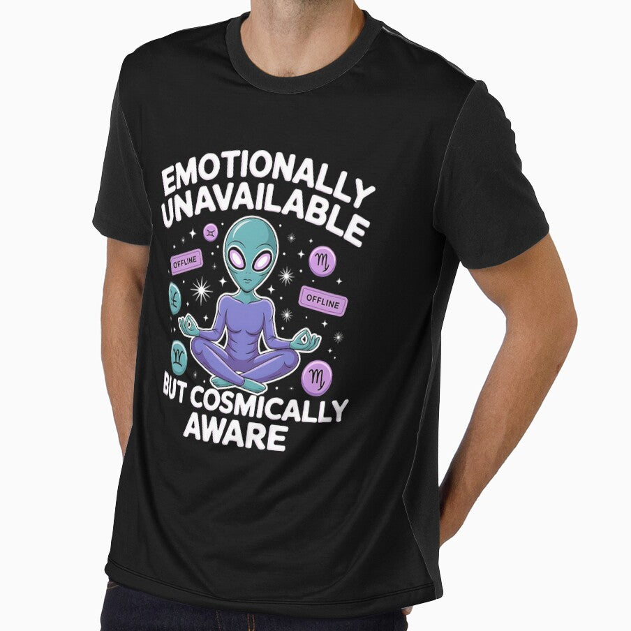 Emotionally Unavailable But Cosmically Aware - Alien Meditation by KZbubble