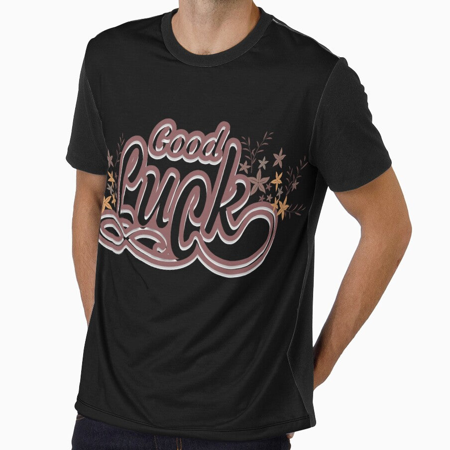 Vintage Good Luck illustrative Typography by garniturex
