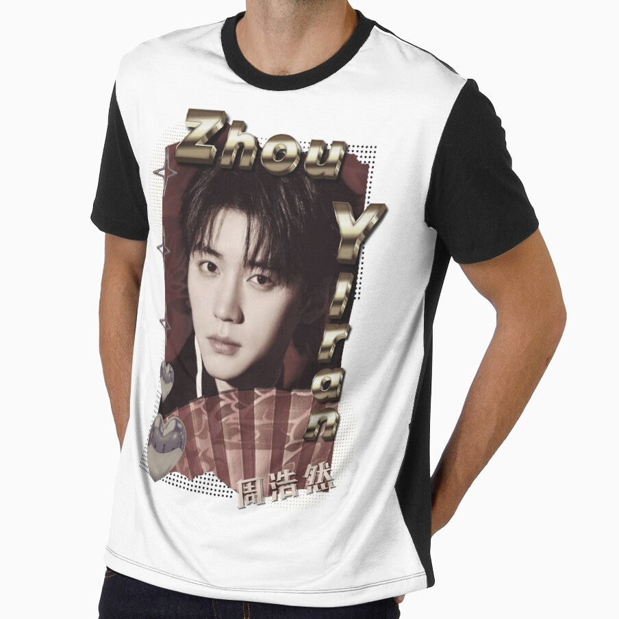 Zhou Yiran (Zhou Haoran) (周浩然) Chinese Actor Cdrama Chinese Entertainment Scrapbook Collage Cozy Y2K Vintage Design by HELL0WBELLO