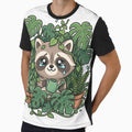 Cute Chibi Raccoon Plant Parent Aesthetic Indoor Jungle Vines by StickyGuys