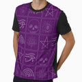 Sashiko Protection Purple by EmmiLooArt