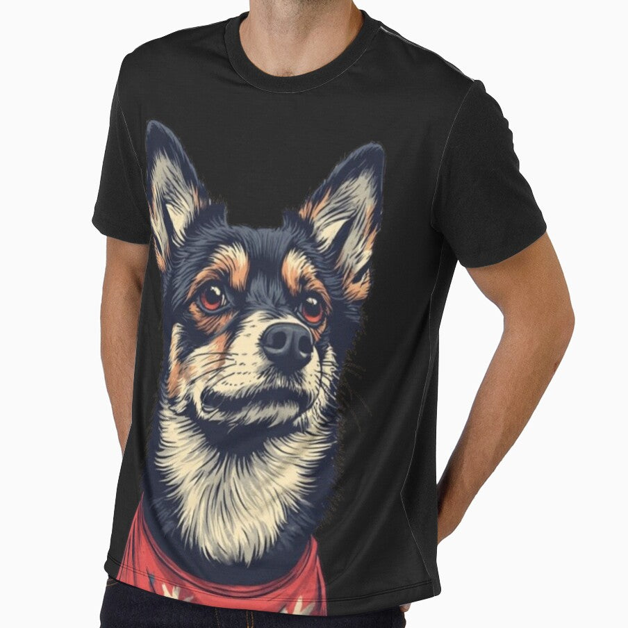 Custom Vintage Pet Shirt – Personalized Dog or Cat Portrait Tee (90s Bootleg Style) by Ditstyle