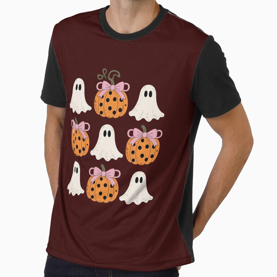 Funny Coquette Bow Pumpkin Halloween Ghost Spooky Season by JonBarnes22