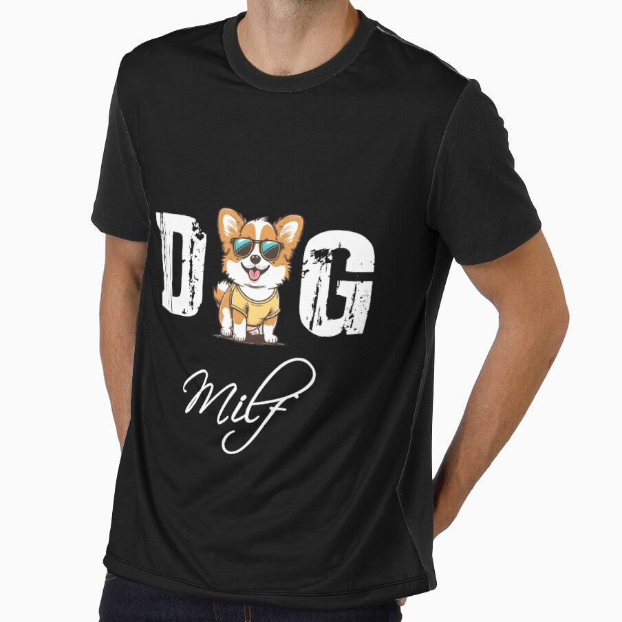 Dog Milf Corgi Mama Dog Lover Fur Baby Corgi Girl Shirt by Dwebster27