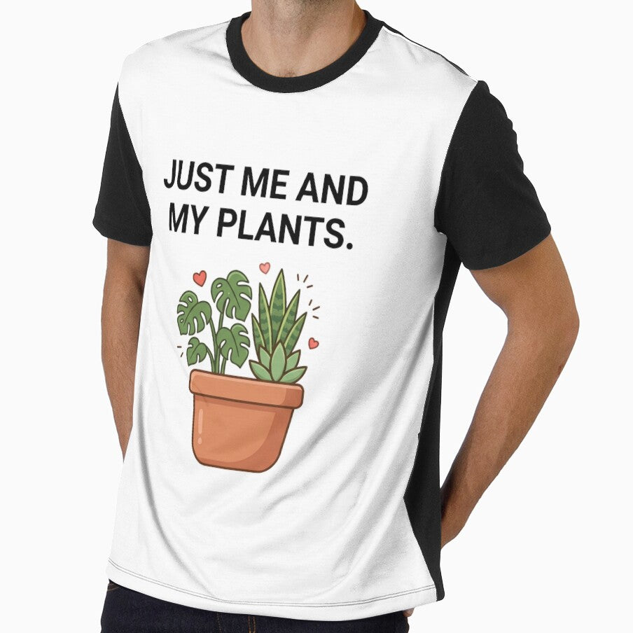 Just Me And My Plants Cute Houseplant Humor by LikeDrop