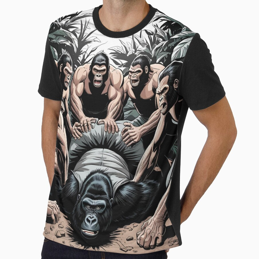 100 men vs a gorilla by 5-Star-Shopper