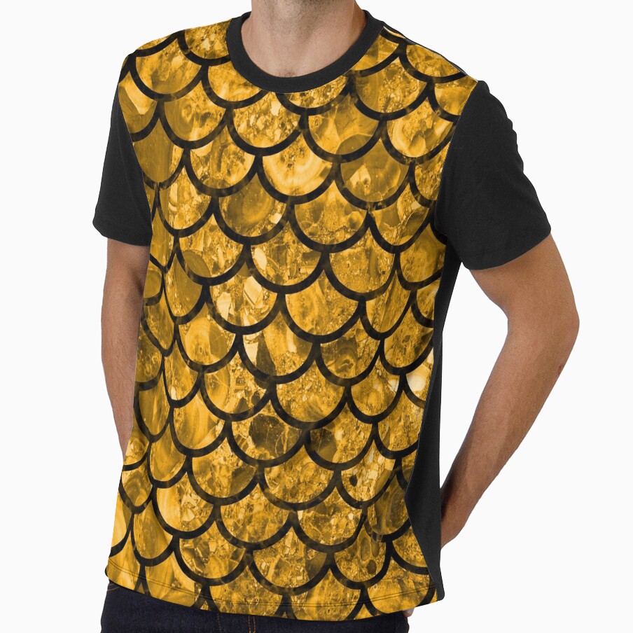Gold Dragon Scales by HomeLivingCo