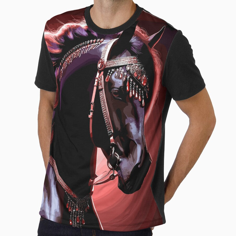 Glamours Horse with red hair by Artbyminga