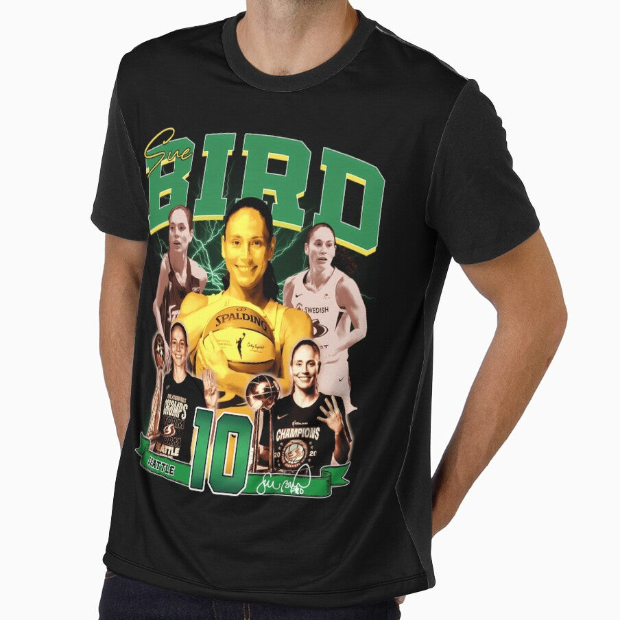 Sue Bird Legend Basketball 3000 Assists Signature Vintage Retro 80s 90s Bootleg Rap Style by RideWavers
