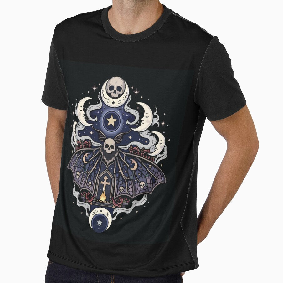 Celestial Death Head Moth Dark Occult Art by BrownHorse90s