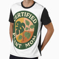 Plant Parent Club • Retro Patchwork Houseplant Badge Series •  Certified Plant Mom Aesthetic Stickers & Apparel by DavidMay