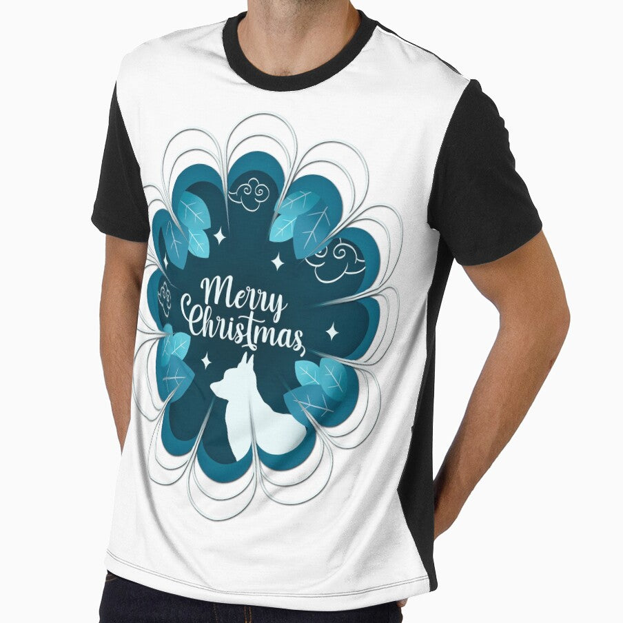 Corgi Merry Christmas Flower by Ameliamaar