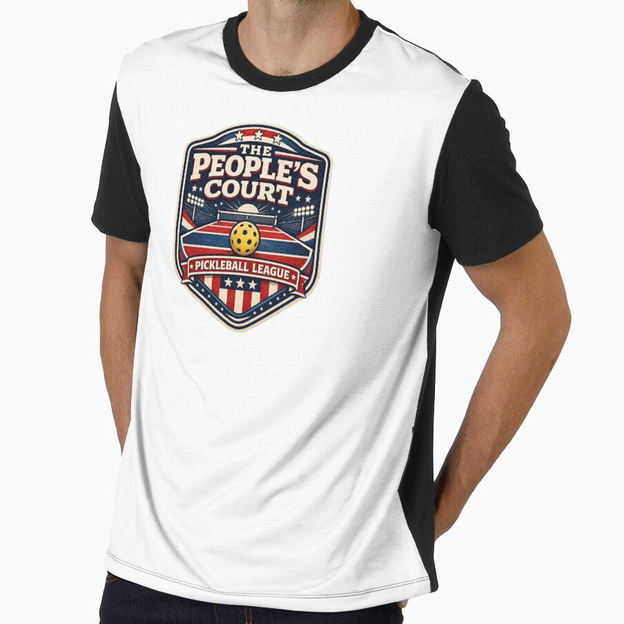 The People’s Court Vintage Americana Pickleball League Design by Soft Panic Studio