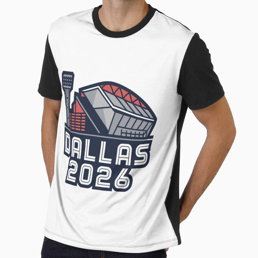 Dallas 2026 Texas Soccer Souvenir T-Shirt V9 by DarylWelsh2024