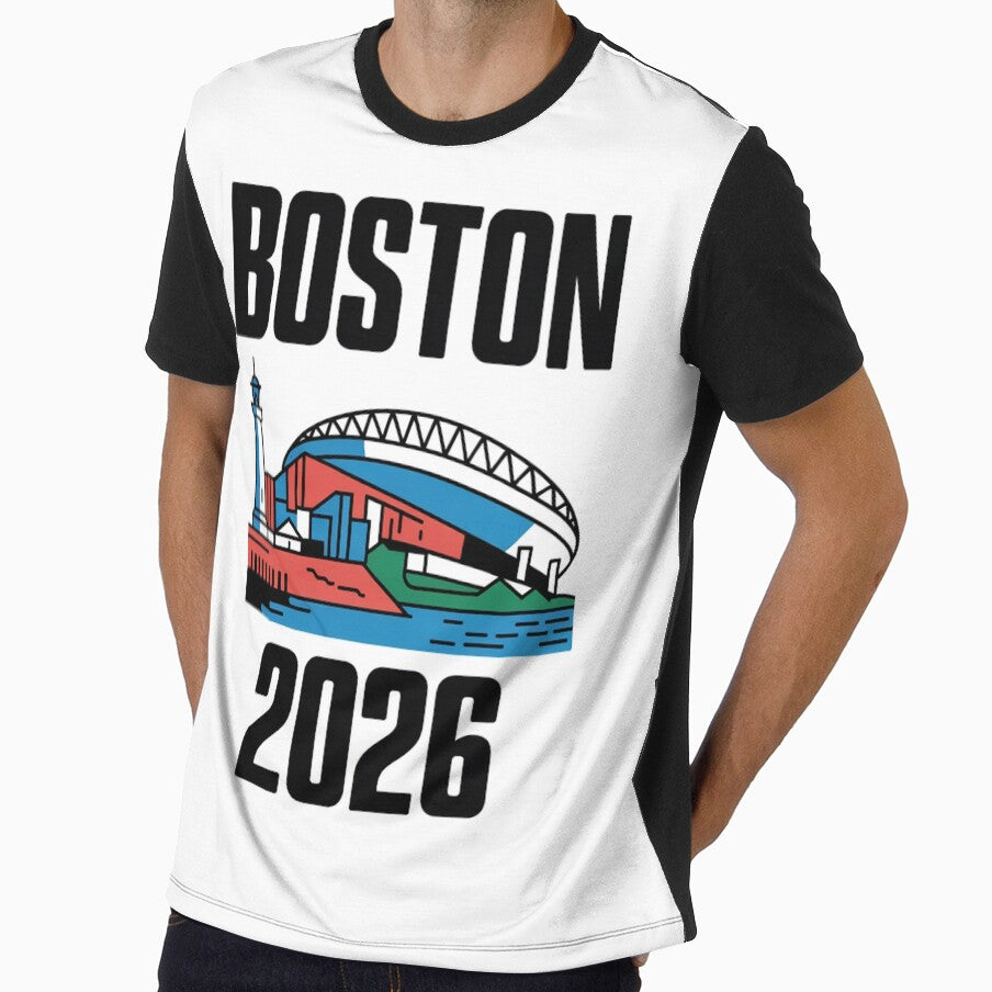 Boston 2026 New England Soccer Souvenir T-Shirt V21 by DarylWelsh2024