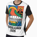 Guadalajara 2026  Mexico Football Soccer Souvenir T-Shirt V23 by DarylWelsh2024