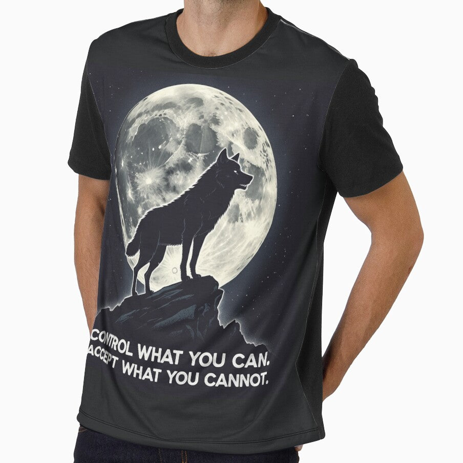 Night lonely wolf design by Motivated Sensei