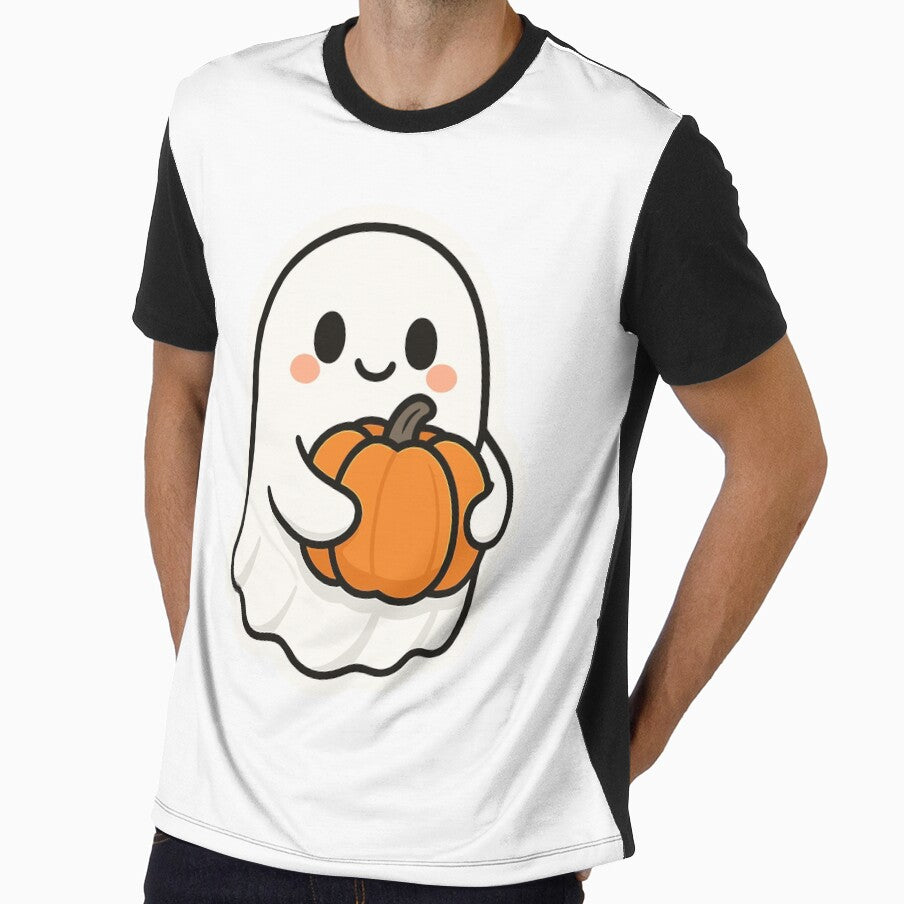 Autumn Ghost with a Pumpkin by Cute-Nature