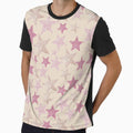 Pink Glitter Star Pattern | Cute Sparkly Aesthetic Background Design by lilacWhim