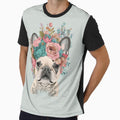 Floral frenchie design for frenchie mama by cutefashion