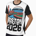 Boston 2026 New England Soccer Souvenir T-Shirt V22 by DarylWelsh2024