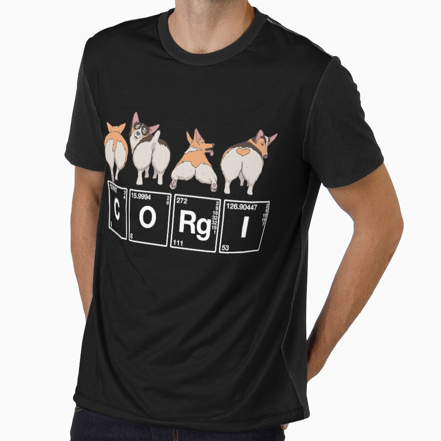 Funny Corgis - Cute Corgi Lovers Dog Mom Vintage Science by r-silver
