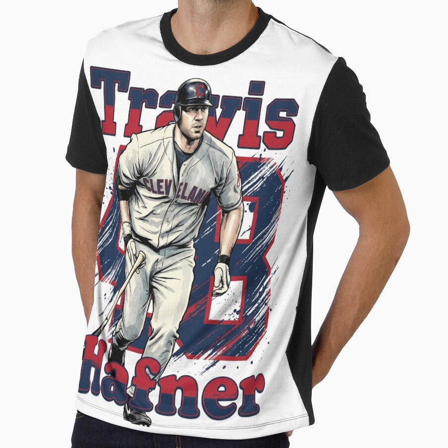 Travis Hafner Pronk Retro 90s Vintage Bootleg Style Baseball by Thogan0416