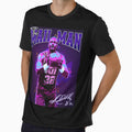 KARL MALONE The Mail Man Basketball Legend Signature Vintage Retro 80s 90s Bootleg Rap Style by xmemes