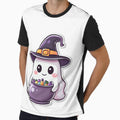 Spooky Cute Ghost Halloween by NicolasGlowArt