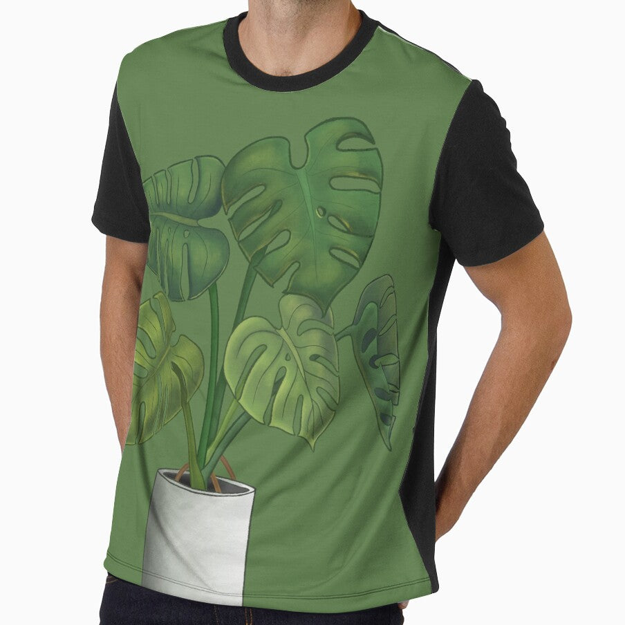 Monstera Deliciosa Illustration by gemmaelaineart