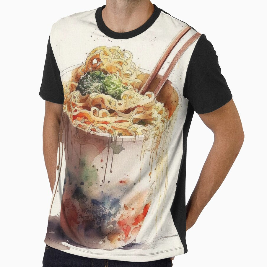 ramen noodles watercolor by shokA Design