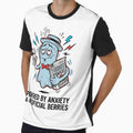 Powered by Anxiety and Artificial Berries Shirt by CerealBoxInk