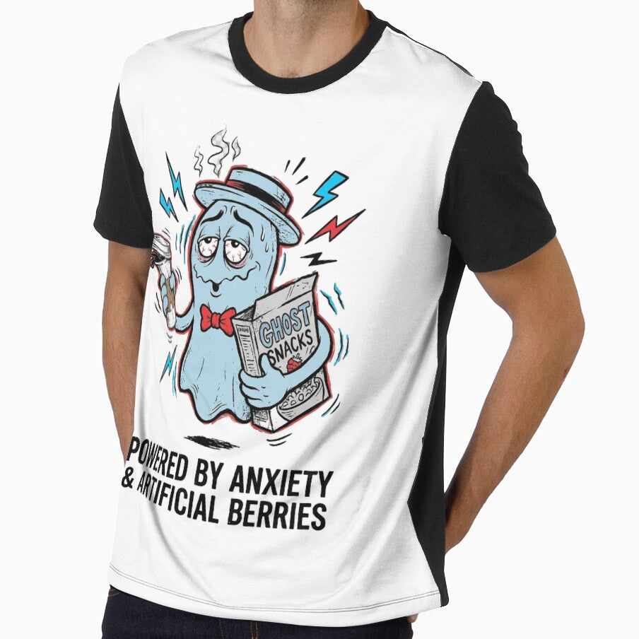 Powered by Anxiety and Artificial Berries Shirt by CerealBoxInk