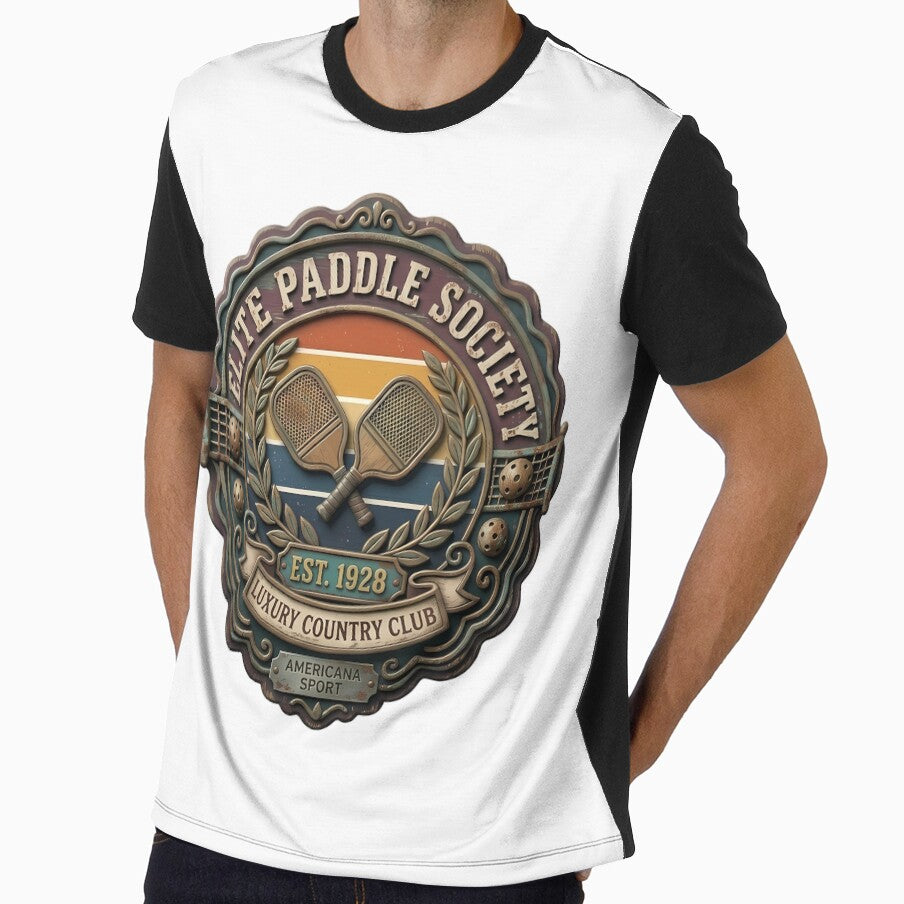 Elite Paddle Society – Luxury Country Club Vintage Pickleball Design by HERITAGE COURT