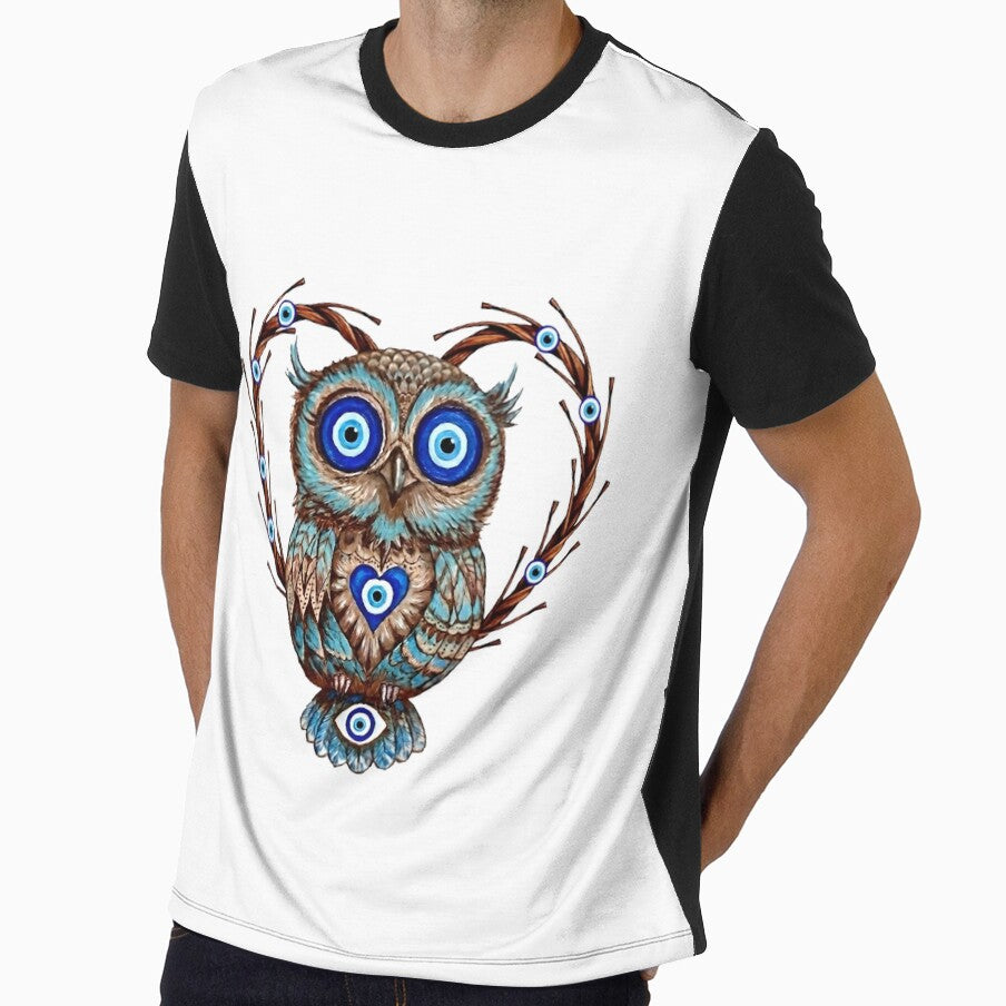 Evil Eye Owl Protection Amulet by WhiteLightPrint