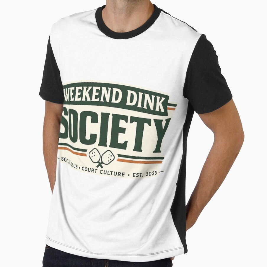 Weekend Dink Society Shirt | Pickleball Social Club Apparel | Court Culture Vintage Paddle Design Est. 2026 by The Daily Goods