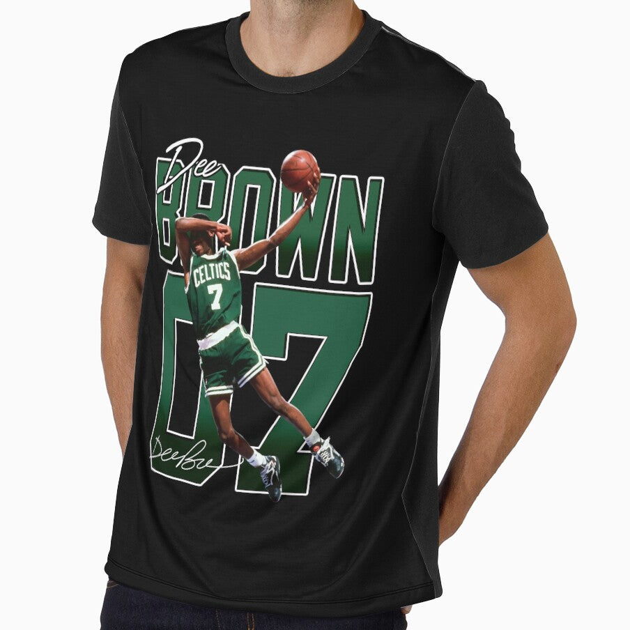 Dee Brown No Look Legend Basketball Signature Vintage Retro 80s 90s Bootleg Rap Style by HayleyMonahan