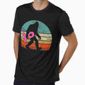 Bigfoot women breast cancer survivor Vintage tee gift by alexquang